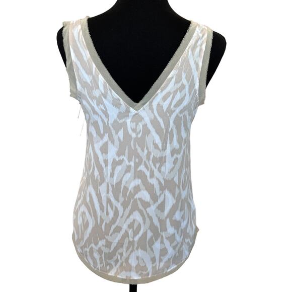 New ~ HALOGEN ~ Raw Edge Tank Top Size XXS FALL - Picture 4 of 7